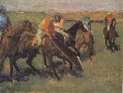 Edgar Degas Before the race china oil painting artist